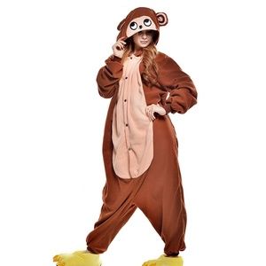 Monkey Onesie Costume Pajamas